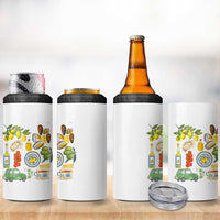 Italian Summer Scrapbook 4 in 1 Can Cooler Tumbler Limoncello Seafood Coastal Italy La Dolce Vita TS02
