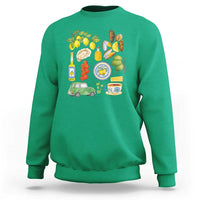 Italian Summer Scrapbook Sweatshirt Limoncello Seafood Coastal Italy La Dolce Vita TS02