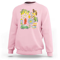Italian Summer Scrapbook Sweatshirt Limoncello Seafood Coastal Italy La Dolce Vita TS02
