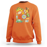 Italian Summer Scrapbook Sweatshirt Limoncello Seafood Coastal Italy La Dolce Vita TS02