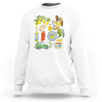 Italian Summer Scrapbook Sweatshirt Limoncello Seafood Coastal Italy La Dolce Vita TS02