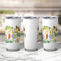 Italian Summer Scrapbook Tumbler Cup Limoncello Seafood Coastal Italy La Dolce Vita TS02