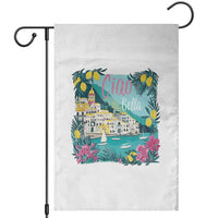 Ciao Bella Italy Amalfi Coast Garden Flag Lemons and Florals Nostalgic Village - Wonder Print Shop