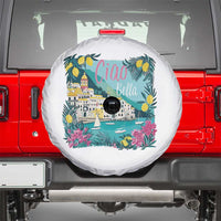 Ciao Bella Italy Amalfi Coast Spare Tire Cover Lemons and Florals Nostalgic Village - Wonder Print Shop