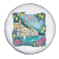 Ciao Bella Italy Amalfi Coast Spare Tire Cover Lemons and Florals Nostalgic Village - Wonder Print Shop