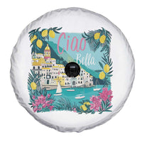 Ciao Bella Italy Amalfi Coast Spare Tire Cover Lemons and Florals Nostalgic Village - Wonder Print Shop
