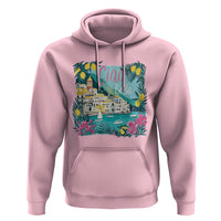 Ciao Bella Italy Amalfi Coast Hoodie Lemons and Florals Nostalgic Village - Wonder Print Shop