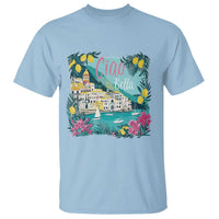 Ciao Bella Italy Amalfi Coast T Shirt Lemons and Florals Nostalgic Village - Wonder Print Shop