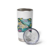 Ciao Bella Italy Amalfi Coast Tumbler Cup Lemons and Florals Nostalgic Village - Wonder Print Shop