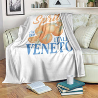 Spritz Italia Veneto Dal 1919 Throw Blanket Vintage Aperitivo Orange Italian Cocktail - Wonder Print Shop