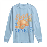 Spritz Italia Veneto Dal 1919 Long Sleeve Shirt Vintage Aperitivo Orange Italian Cocktail - Wonder Print Shop