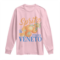 Spritz Italia Veneto Dal 1919 Long Sleeve Shirt Vintage Aperitivo Orange Italian Cocktail - Wonder Print Shop