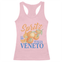 Spritz Italia Veneto Dal 1919 Racerback Tank Top Vintage Aperitivo Orange Italian Cocktail - Wonder Print Shop