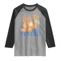 Spritz Italia Veneto Dal 1919 Raglan Shirt Vintage Aperitivo Orange Italian Cocktail - Wonder Print Shop