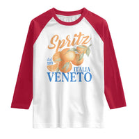 Spritz Italia Veneto Dal 1919 Raglan Shirt Vintage Aperitivo Orange Italian Cocktail - Wonder Print Shop