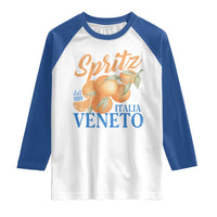Spritz Italia Veneto Dal 1919 Raglan Shirt Vintage Aperitivo Orange Italian Cocktail - Wonder Print Shop