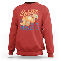 Spritz Italia Veneto Dal 1919 Sweatshirt Vintage Aperitivo Orange Italian Cocktail - Wonder Print Shop