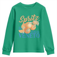 Spritz Italia Veneto Dal 1919 Youth Sweatshirt Vintage Aperitivo Orange Italian Cocktail - Wonder Print Shop