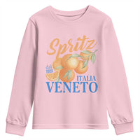 Spritz Italia Veneto Dal 1919 Youth Sweatshirt Vintage Aperitivo Orange Italian Cocktail - Wonder Print Shop