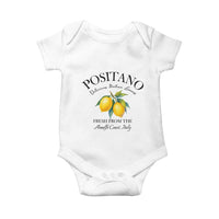 Positano Lemons Baby Onesie Fresh from the Amalfi Coast Italian Fruit - Wonder Print Shop