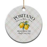 Positano Lemons Ceramic Ornament Fresh from the Amalfi Coast Italian Fruit - Wonder Print Shop