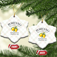 Positano Lemons Ceramic Ornament Fresh from the Amalfi Coast Italian Fruit - Wonder Print Shop