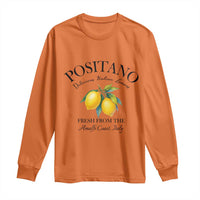 Positano Lemons Long Sleeve Shirt Fresh from the Amalfi Coast Italian Fruit - Wonder Print Shop