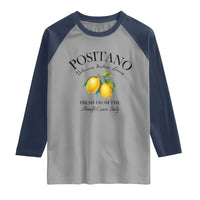 Positano Lemons Raglan Shirt Fresh from the Amalfi Coast Italian Fruit - Wonder Print Shop