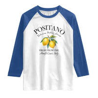 Positano Lemons Raglan Shirt Fresh from the Amalfi Coast Italian Fruit - Wonder Print Shop