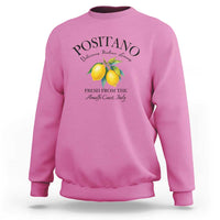 Positano Lemons Sweatshirt Fresh from the Amalfi Coast Italian Fruit - Wonder Print Shop