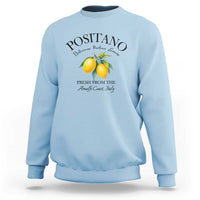 Positano Lemons Sweatshirt Fresh from the Amalfi Coast Italian Fruit - Wonder Print Shop