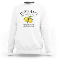 Positano Lemons Sweatshirt Fresh from the Amalfi Coast Italian Fruit - Wonder Print Shop