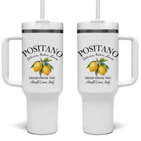 Positano Lemons Tumbler With Handle Fresh from the Amalfi Coast Italian Fruit - Wonder Print Shop