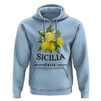 Sicilia Italia Fresh Lemon Hoodie Italian Sicilians Floral Citrus from Southern Italy - Wonder Print Shop