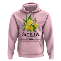 Sicilia Italia Fresh Lemon Hoodie Italian Sicilians Floral Citrus from Southern Italy - Wonder Print Shop