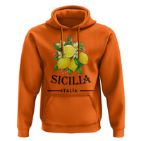 Sicilia Italia Fresh Lemon Hoodie Italian Sicilians Floral Citrus from Southern Italy - Wonder Print Shop