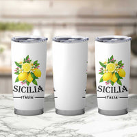 Sicilia Italia Fresh Lemon Tumbler Cup Italian Sicilians Floral Citrus from Southern Italy - Wonder Print Shop