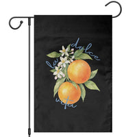 La Dolce Vita Oranges Garden Flag Romantic Italian Citrus Blossom Mediterranean Charm - Wonder Print Shop
