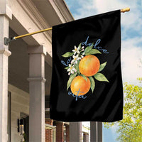 La Dolce Vita Oranges Garden Flag Romantic Italian Citrus Blossom Mediterranean Charm - Wonder Print Shop