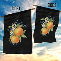 La Dolce Vita Oranges Garden Flag Romantic Italian Citrus Blossom Mediterranean Charm - Wonder Print Shop