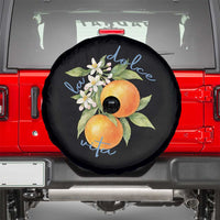 La Dolce Vita Oranges Spare Tire Cover Romantic Italian Citrus Blossom Mediterranean Charm - Wonder Print Shop