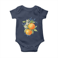 La Dolce Vita Oranges Baby Onesie Romantic Italian Citrus Blossom Mediterranean Charm - Wonder Print Shop