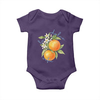 La Dolce Vita Oranges Baby Onesie Romantic Italian Citrus Blossom Mediterranean Charm - Wonder Print Shop