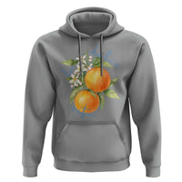 La Dolce Vita Oranges Hoodie Romantic Italian Citrus Blossom Mediterranean Charm - Wonder Print Shop