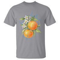 La Dolce Vita Oranges T Shirt Romantic Italian Citrus Blossom Mediterranean Charm - Wonder Print Shop