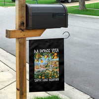 La Dolce Vita Taste Like Lemons Garden Flag Retro Italian Village Citrus Summer Wanderlusters - Wonder Print Shop