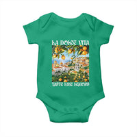 La Dolce Vita Taste Like Lemons Baby Onesie Retro Italian Village Citrus Summer Wanderlusters - Wonder Print Shop