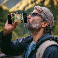 La Dolce Vita Taste Like Lemons 4 in 1 Can Cooler Tumbler Retro Italian Village Citrus Summer Wanderlusters - Wonder Print Shop