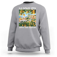 La Dolce Vita Taste Like Lemons Sweatshirt Retro Italian Village Citrus Summer Wanderlusters - Wonder Print Shop