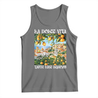 La Dolce Vita Taste Like Lemons Tank Top Retro Italian Village Citrus Summer Wanderlusters - Wonder Print Shop